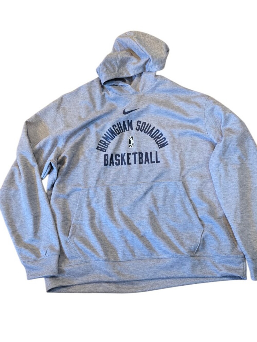 NWT Nike Gray Birmingham Squadron Basketball Hoodie Sz XXL Tall